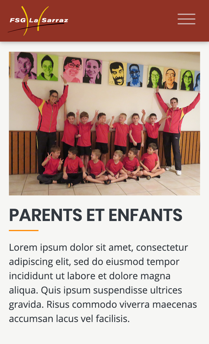 FSG LA SARRAZ - Groupes